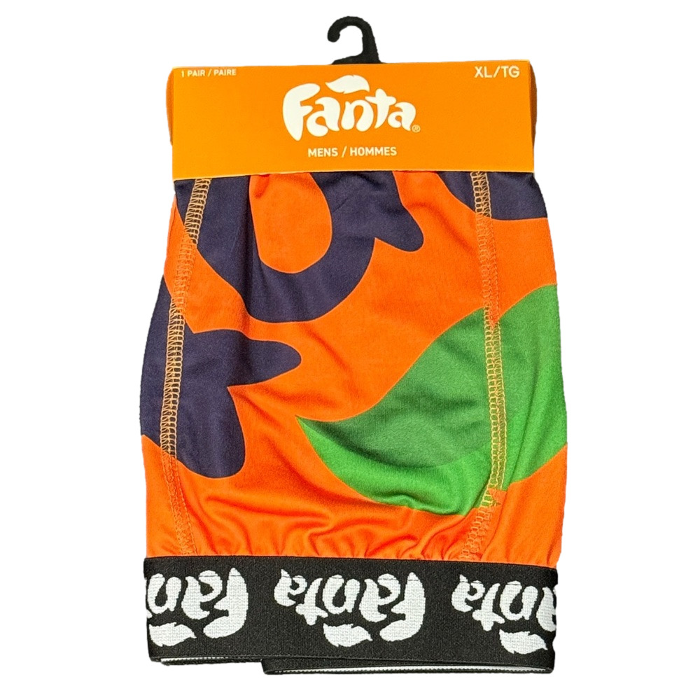Mens Fanta Orange Soda Licensed Boxer Briefs - Size Extra Large XL - NWT